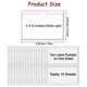 thumbnail image 4 of Clear Adhesive Pockets 4X6In Index Card Pockets Sleeves Self Adhesive with Top Loading Label Pocket, 4 of 5