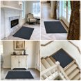 thumbnail image 4 of PURE ERA Self Adhesive Indoor Ultra Plush Shag Soft Area Rugs Washable Dark Gray 2' X 3', 4 of 7