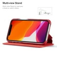 thumbnail image 4 of iPhone 11Pro 5.8 inch Case, Dteck Slim Fit Case Magnetic Flip Leather Stand Cover Built-in Card Holder For Apple iPhone 11 Pro 5.8" 2019, Red, 4 of 8