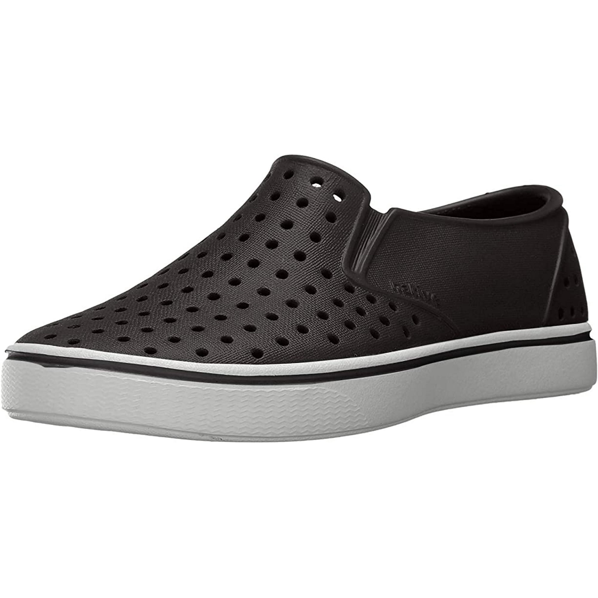 Native Miles Child Kids Junior Shoes Jiffy Black Shell White C7 Walmart