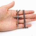 thumbnail image 5 of Trendy New European and American Viking Ornament Men s and Women s Pendant Necklace Cross Scale Stainless Steel Ornament, 5 of 5