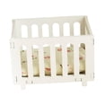 thumbnail image 3 of LeeQinersw 1/12 Scale Miniature Doll Crib Doll Furniture Props Wobble Toys Decoration Scene white, 3 of 9