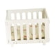 thumbnail image 3 of Cuna de muñecas en miniatura 1/12, muebles para muñecas, accesorios, juguetes clásicos para muñecas, casa de muñecas, cama de bebé, cama en miniatura blanco, 3 of 9
