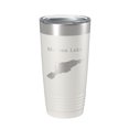 thumbnail image 1 of Maroon Lake Map Tumbler Travel Mug Insulated Laser Engraved Coffee Cup Colorado 20 oz White, 1 of 1
