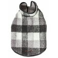 thumbnail image 3 of Pet Life ® 'Black Boxer' Classical Fashion Insulated Plaid Dog Coat, 3 of 10
