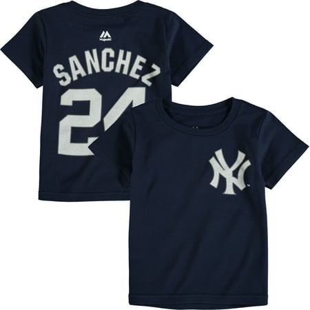 Majestic Materials - Gary Sanchez New York Yankees Majestic Toddler Player Name and Number T-Shirt - Navy