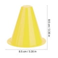 thumbnail image 5 of Mgaxyff Soccer Training Cone,10pcs Soccer Training Cone Football Barriers Plastic Marker Holder Accessory, Football Marker, 5 of 8