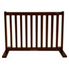 20" Kensington - Small Free Standing Wood Pet Gate - Mahogany