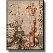 Paris Couture Fashion Picture on Stretched Canvas, Wall Art D?cor, Ready to Hang