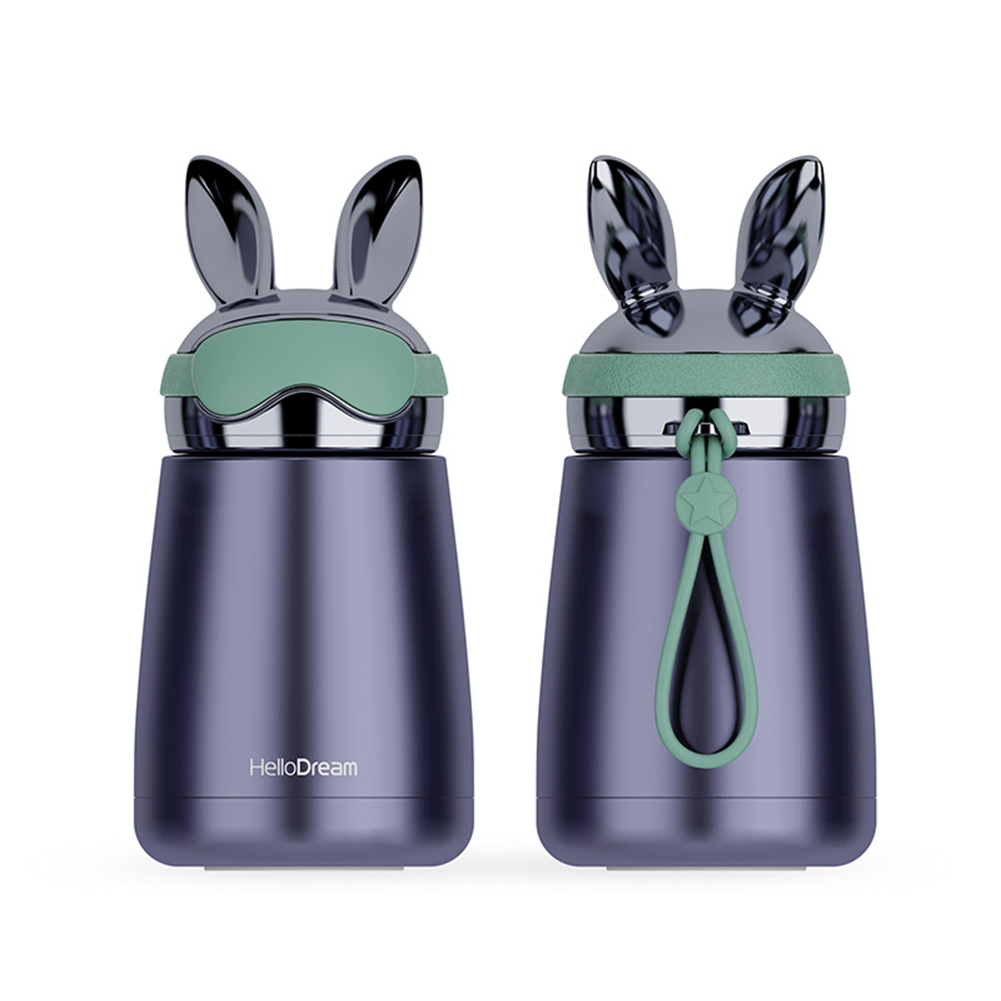 Cool Little Flying Rabbit Portable Double Wall Thermos Stainless Steel