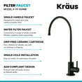 thumbnail image 6 of Purita 100% Lead-Free Kitchen Water Filter Faucet in Matte Black, 6 of 8