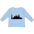 thumbnail image 3 of Inktastic New York Skyline Boys or Girls Long Sleeve Toddler T-Shirt, 3 of 5