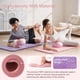 thumbnail image 3 of Tapete de Yoga Gruesa de 20 Mm de Alta Densidad NBR, Tapetes de Ejercicio de Pilates de Espuma de 76 "de Largo, Rosa con Bolsa, 3 of 8
