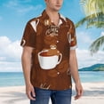 thumbnail image 5 of Haiem Sloths Need More Coffee Printed Hawaiian Shirt for Men - Men’s Casual Beach Summer Shirts - Stretch Fabric with Modern Fit-Large, 5 of 9