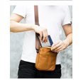 thumbnail image 4 of Small Crossbody bag for men shoulder bag mens purse satchel leather messenger bag gift man, 4 of 8