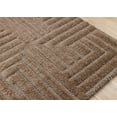 thumbnail image 3 of Rug Branch Modern Geometric, Tonal/Solid Brown Indoor Area Rug - 8' x 11', 3 of 8