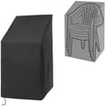 thumbnail image 2 of Chair Cover Waterproof Universal Seat Cover Oxford Cloth Outdoor Patio Chair Protector with Buckle, 2 of 9