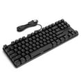 thumbnail image 3 of Gaming Keyboard, Ultra-Slim Full Size 87 Keys Mechanical Keyboard Ergonomic Design  For Laptop For Computer For Desktop Black, 3 of 8
