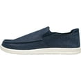 thumbnail image 3 of Sanuk Men's Hi Five Navy Ankle-High Canvas Slip-On Shoes - 9M, 3 of 6