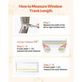 thumbnail image 4 of Cat Door for Window, Adjustable to Fit Window Width 31"-36", 4 Secure Lock Modes, Aluminum Frame and High-Transparency Glass, Magnetic Closure, Weatherproof Quick-Fit Pet Door for Cats, White, 4 of 10