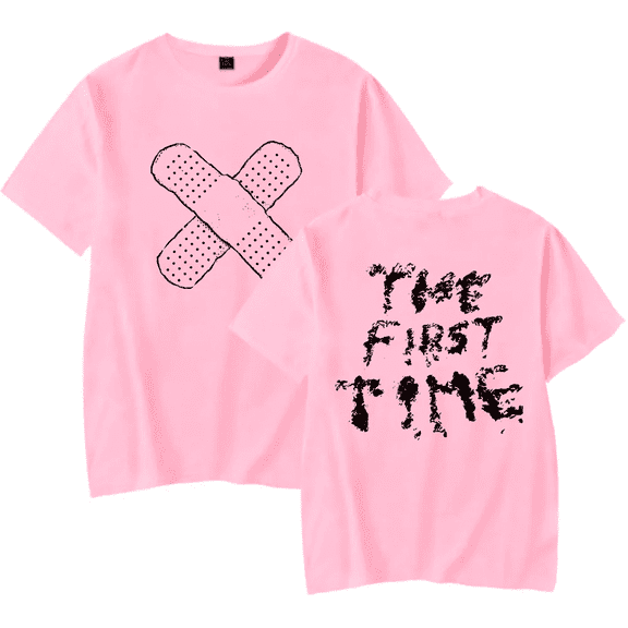 The Kid Laroi The First Time Tour 2024 T-shirt Merch Women Men Crewneck Short Sleeve Tee