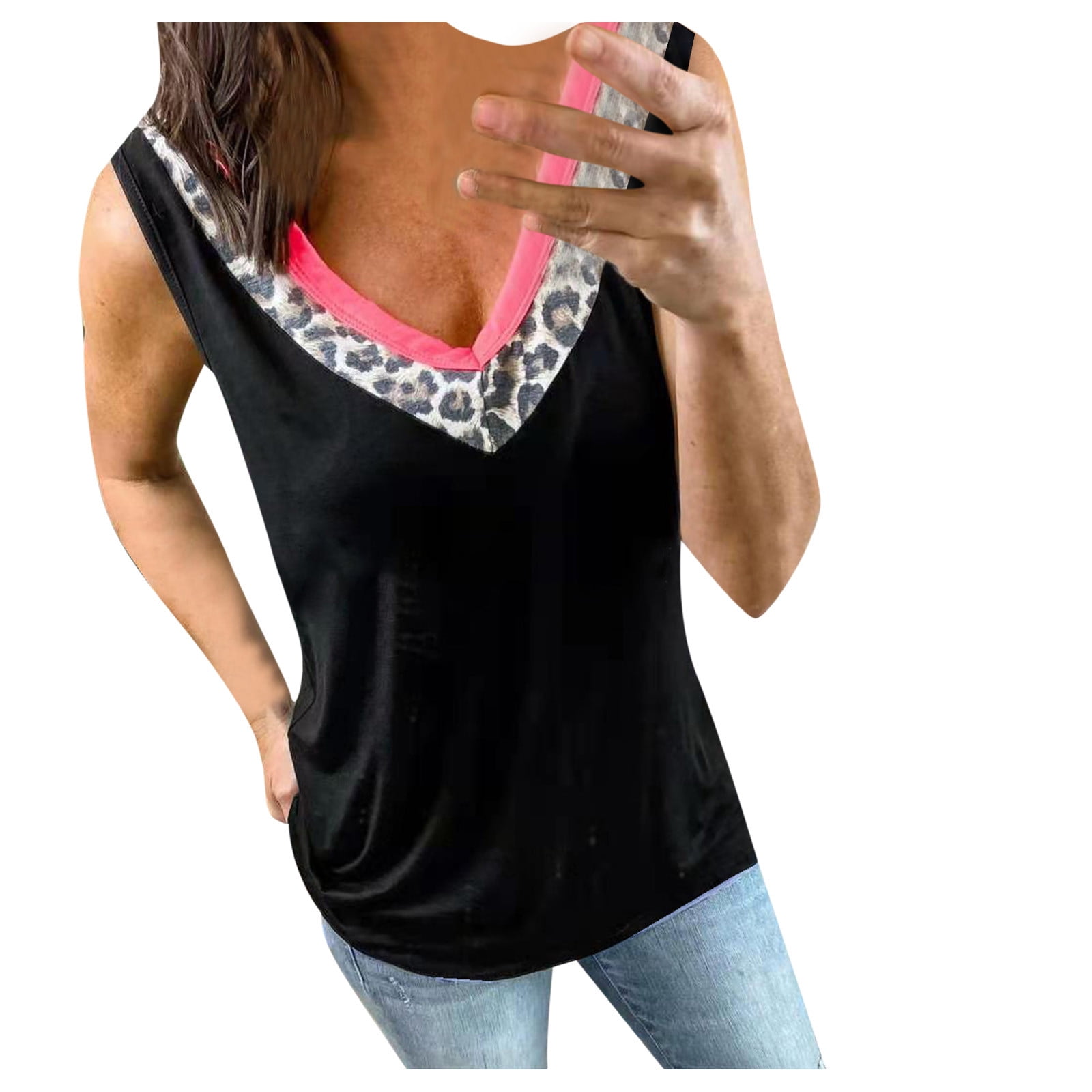 COFEST Women's Slim Fit Comfy Tank Tops Clearance Summer Erogenous