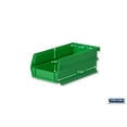 thumbnail image 3 of LocBin 7-3/8 In. L x 4-1/8 In. W x 3 In. H Green Stacking, Hanging, Interlocking Polypropylene Bins, 6 CT, 3 of 6
