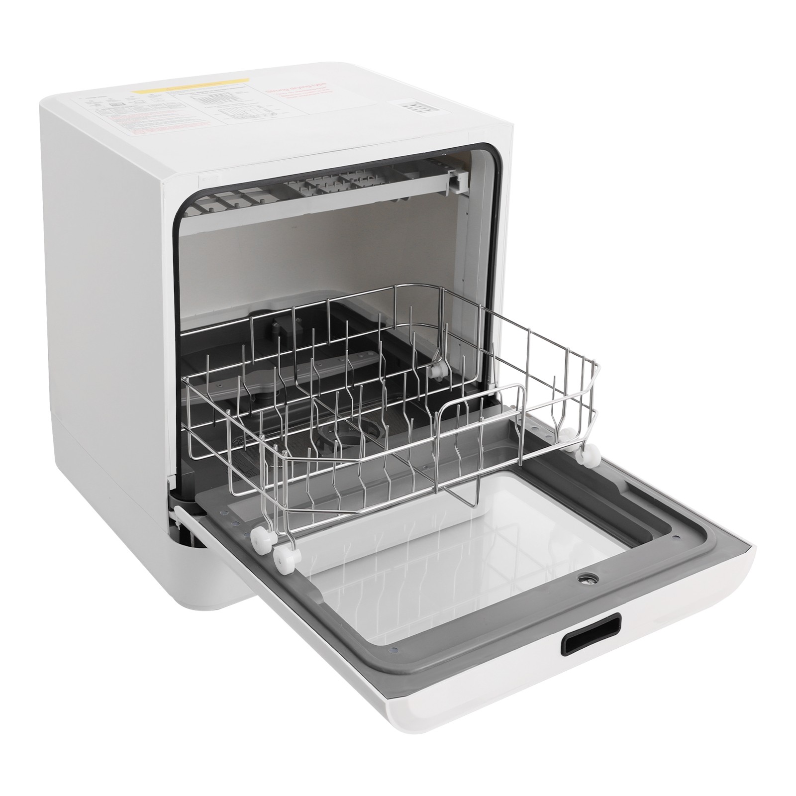 110V 800W Portable Mini Dishwasher, Countertop Dishwasher, Household Mini Dishwasher 6.8L