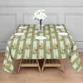 thumbnail image 3 of Pioneer Flower Floral Print Pattern Square Tablecloth, Waterproof Wipeable Spillproof Washable Table Cover for Home Kitchen Party Decor, 42"x42", 3 of 6