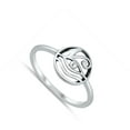 thumbnail image 4 of All Seeing Eye Egyptian Symbol Ring .925 Sterling Silver Band Jewelry Female Male Unisex Size 6, 4 of 4