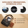 thumbnail image 5 of KXF Women Crossbody Handbags Waterproof Shoulder Bag Ladies Soft Leather Purse Satchel Multi Pocket Messenger Bag, 5 of 9