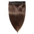 thumbnail image 2 of 100% Human Hair Clip In Hair Extensions 15 Colors Can Curly Dyed Washed 1 Piece/5 Clips Light Brown 18”-50g, 2 of 6