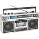 thumbnail image 5 of Radiocasetera QFX Silver Bluetooth con Conversión a MP3 y Ecualizador de 3 Bandas Am/Fm, 5 of 8