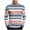 Pink, variant on Gfyviroh Mens Tops Trendy Casual Stripes Workout Tops Long Sleeve Crew Neck Lightweight T-shirts