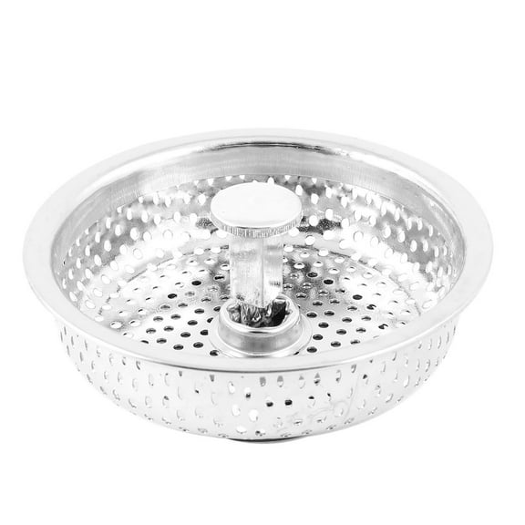 Unique Bargains Stainless Steel Mesh Hole Sink Drain Stopper Strainer 32.28'' Top Dia