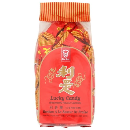 Garden Strawberry Flavour Lucky Candy, 12.3 oz Bag