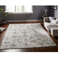 thumbnail image 2 of Kalaty Remy Area Rug RY-065 Gray Bulbs Scrolls 7' 6" x 9' 6" Rectangle, 2 of 3