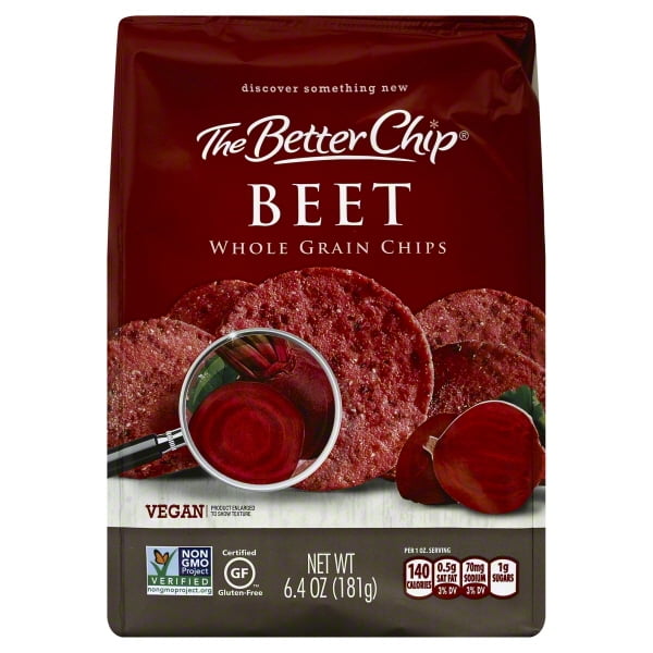 The Better Chip® Beet Whole Grain Chips 6.4 oz. Bag
