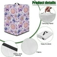thumbnail image 6 of ZIATUBLES Lilac Butterfly Boho Mandala Print Juice Extractor Dust Cover Appliance Protective Decor Case Kitchen Counter Juicer Storage Bag Multi-Function Protector Cover, 8 "W x 8 "D x 17 "H, 6 of 7