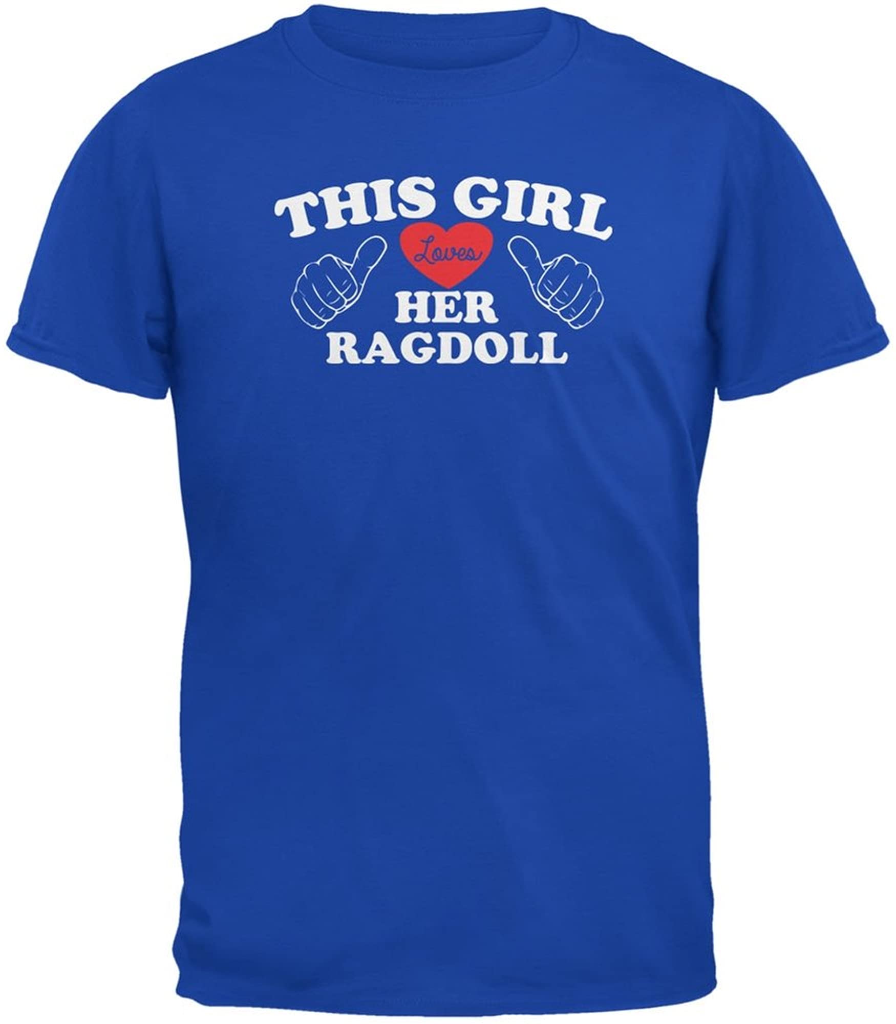 Girl Loves Her Ragdoll Royal Adult 