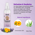 thumbnail image 3 of Clean Dog Cologne & Perfume, Deodorizing, Made In USA, For Smelly Dogs, Odor Eliminator Spray For Puppies, Lavender [We Love Doodles], 3 of 6