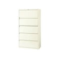 thumbnail image 3 of Hirsh 36 Inch Wide 5 Drawer Metal Lateral File Cabinet for Home and Office, Holds Letter, Legal and A4 Hanging Folders, Cloud, 3 of 6