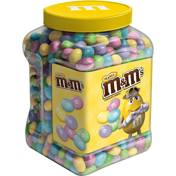 M&M'S Peanut Chocolate Easter Candy Jar (62 oz.)