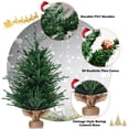 thumbnail image 6 of Topbuy 35" Carmel Pine Cone Artificial Christmas Tree in Burlap Base Home Decor, 6 of 9