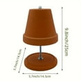 thumbnail image 4 of Terracotta Tealight Holder Candle Heater Table Heater for Home Bedroom Decor (Without Candle) Ceramic Metal Heater, 4 of 6