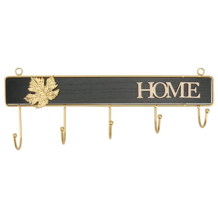 

1pc Nordic Hook Creative Coat Hat Hook Clothing Hanger Decorative Hook (Golden)