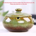thumbnail image 2 of Ceramic Ashtray with Lids, Windproof, Cigarette Ashtray for Indoor or Outdoor Use, 2 of 4