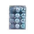 thumbnail image 2 of Mini Shatterproof Christmas Ball Ornaments, 1.18 Inch Hanging Tree Baubles, 24 Pack, Light Blue, 2 of 4