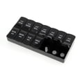 thumbnail image 2 of Unique Bargains 1 Pc 14 Grids Double Row Pill Box for Travel Large Black, 2 of 6