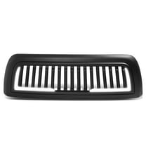 DNA Motoring LED Light Bar Matte Black Front Bumper Hood Vertical Grille For 2010-2018 RAM 2500 3500